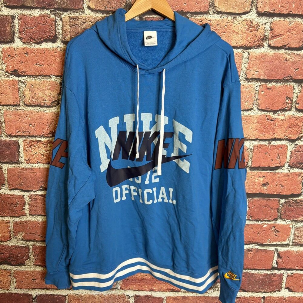 Nike Sportswear Official French Terry Pullover Hoodie DD6168-010 Men’s 2XL
